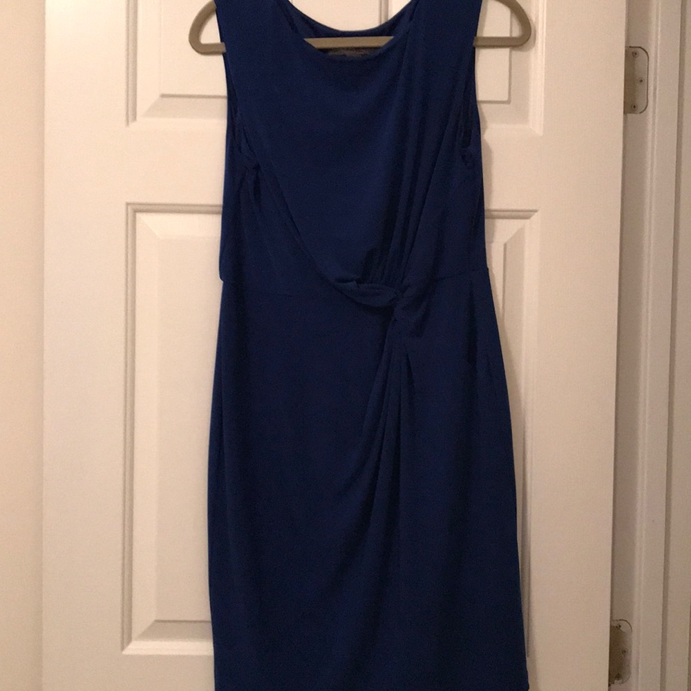 Donna Ricco cobalt jersey dress